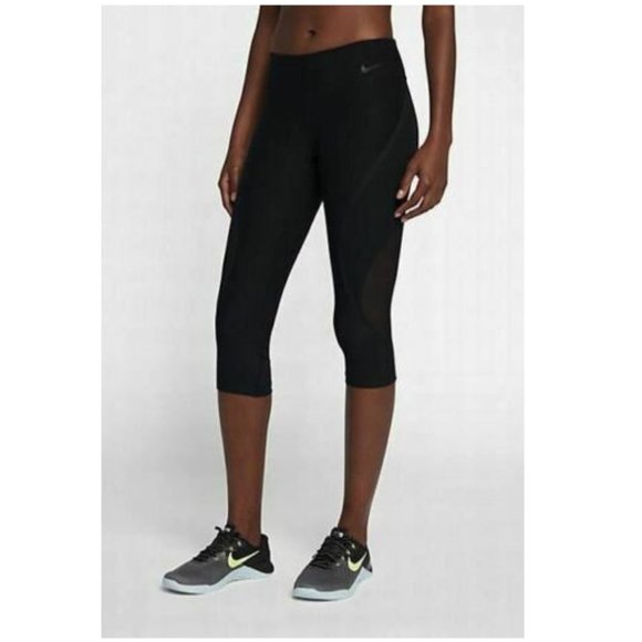 Nike Power Legend Training Capri Leggings 885685 M - Picture 1 of 6
